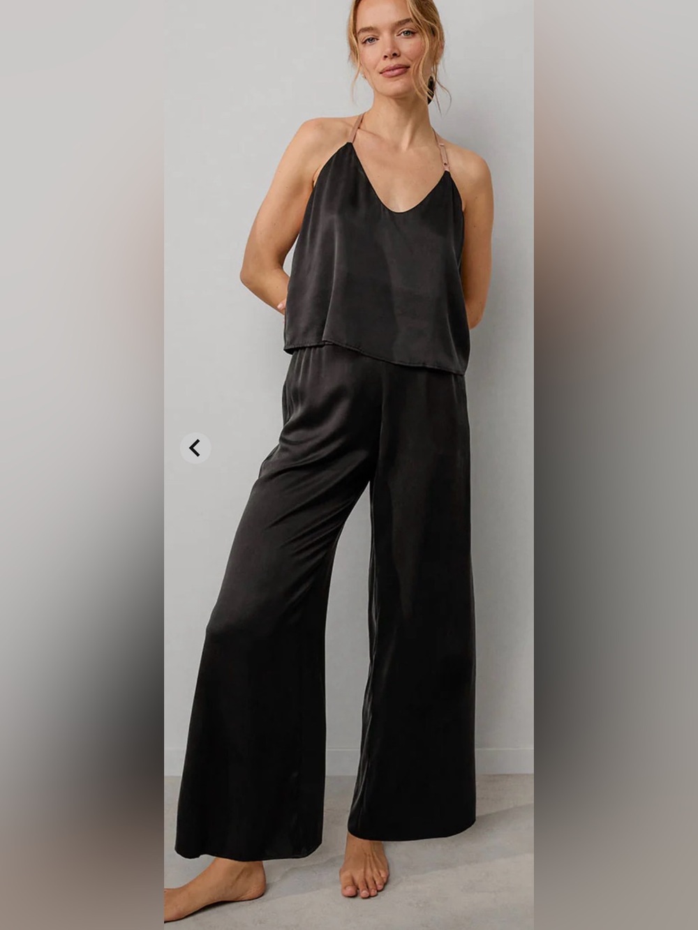 Lunya Washable Silk Cami Pant Set, sz M